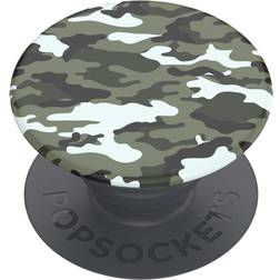 Popsockets PopGrip Basic Expanding Stand and Grip for Smartphones and Tablets [Top Not Swappable] Dark Green Camo